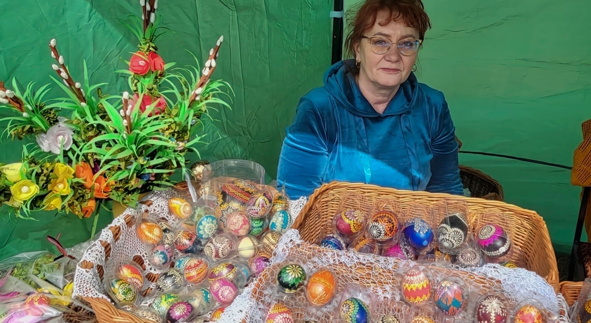 Bożena Halina Mucha na jarmarku w Grajewie.jpg